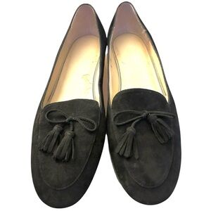 Talbots Black Tassel Loafers – Women’s Size 9 Classic Flats with Tie Detail